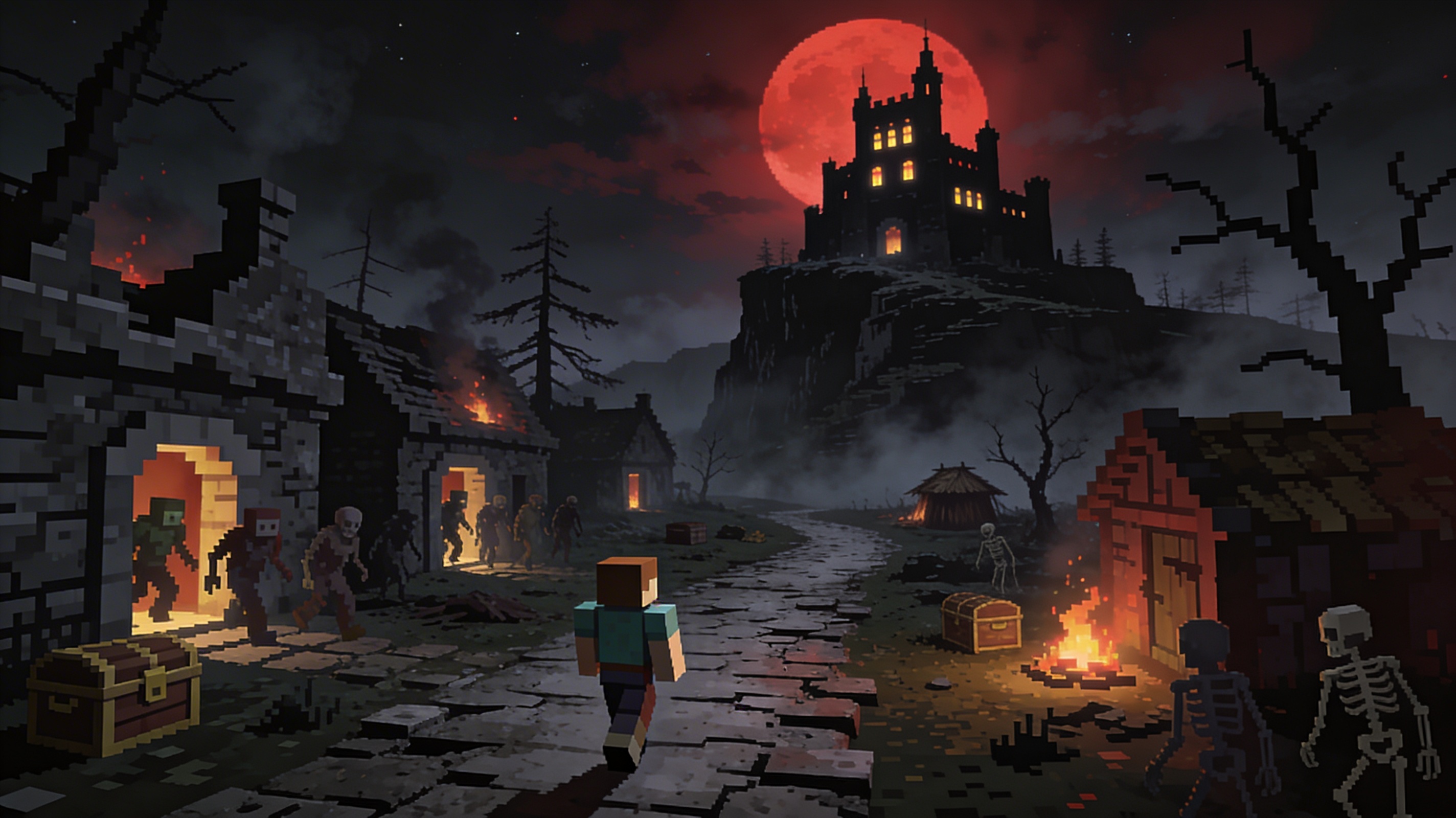 Updated CraftBoom landmark scene